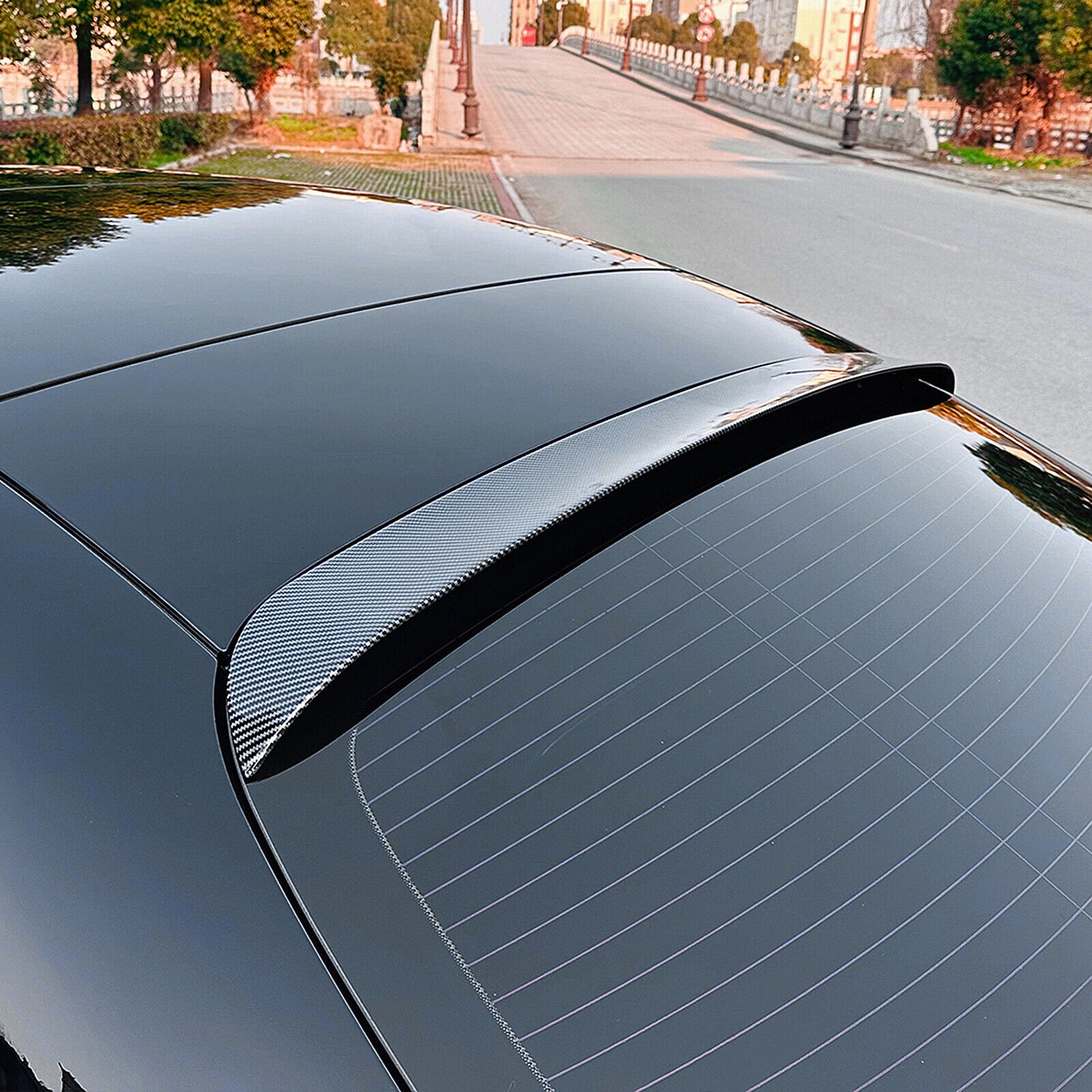 Rear Trunk Spoiler Roof Lip fits Mercedes E Class W214 E260 E300 2024 CB Look