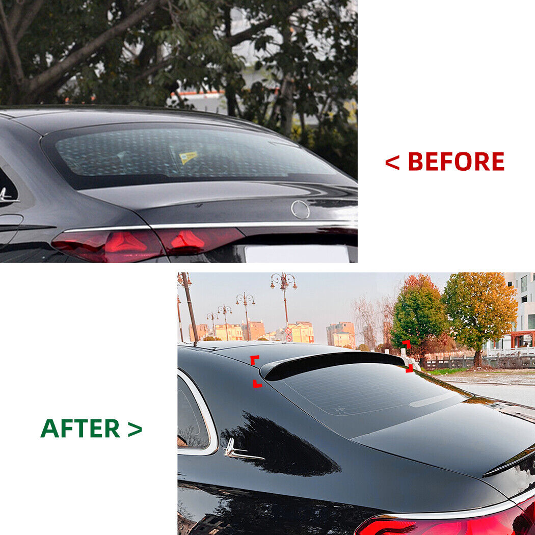Rear Spoiler Roof Wing fits Mercedes Benz E Class W214 E260 E300 2024 Black
