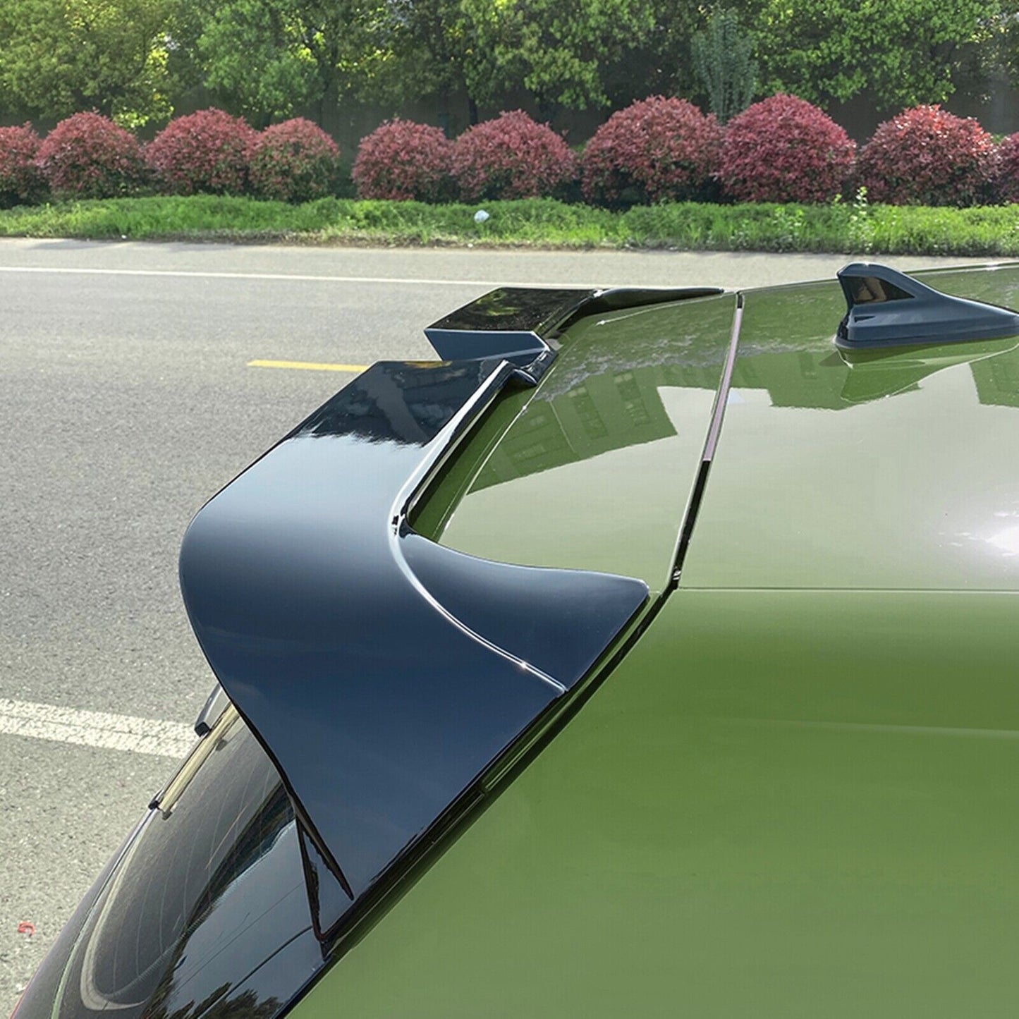 BLK Rear Trunk Spoiler Lip Wing Roof Lid fits VW Golf 8 MK8 R GTI GTD RLine 20-23