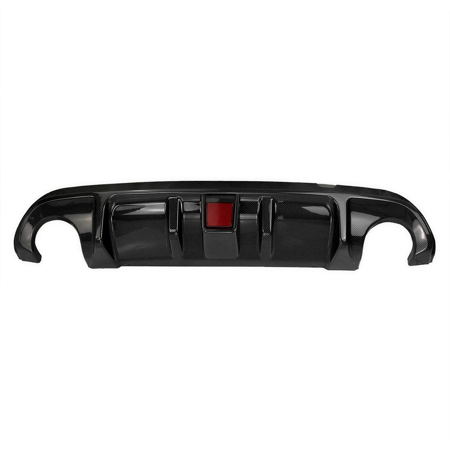 Carbon Fiber Look Rear Bumper Diffuser Lip fits Infiniti Q50 2014-17 2015 W/Light