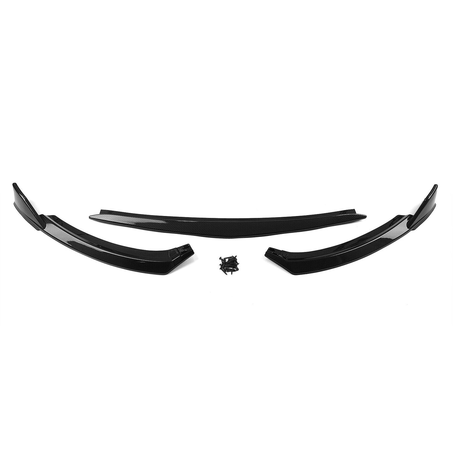 3x Front Bumper Spoiler Splitter Fit fits Toyota GR86 2022-2023 Carbon Fiber Look