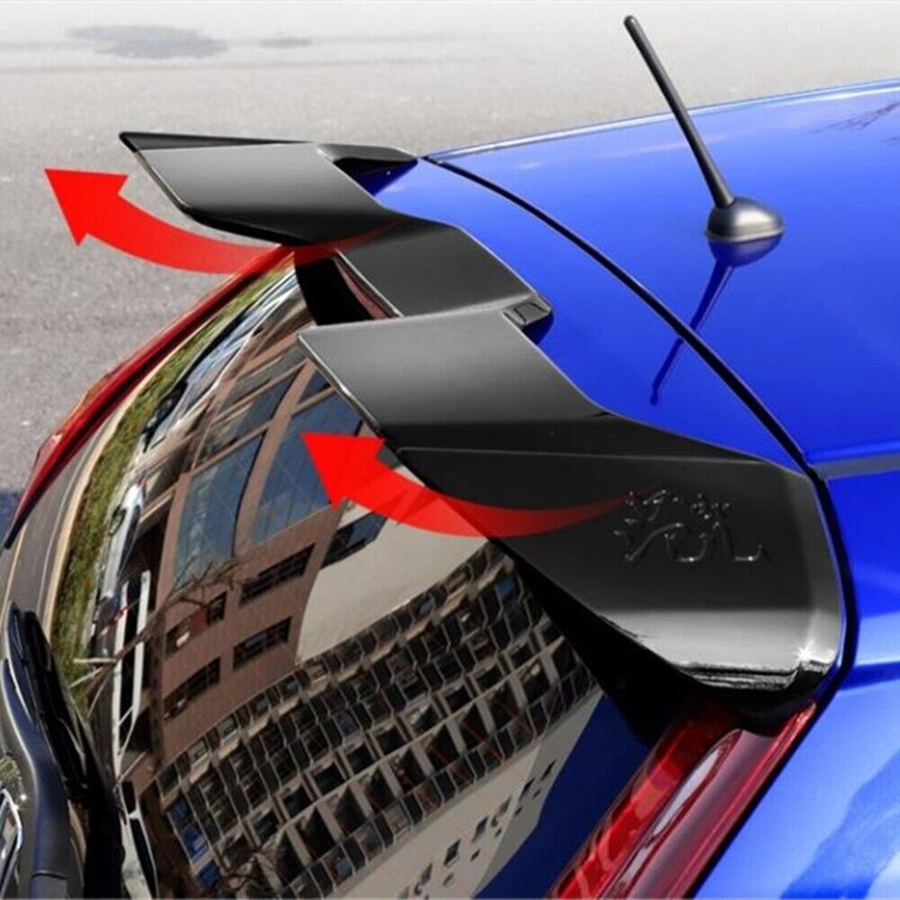 Yofer Trunk Rear Wing Spoiler Lip fits Honda Fit GK5 2014-2019 2016 Gloss Black