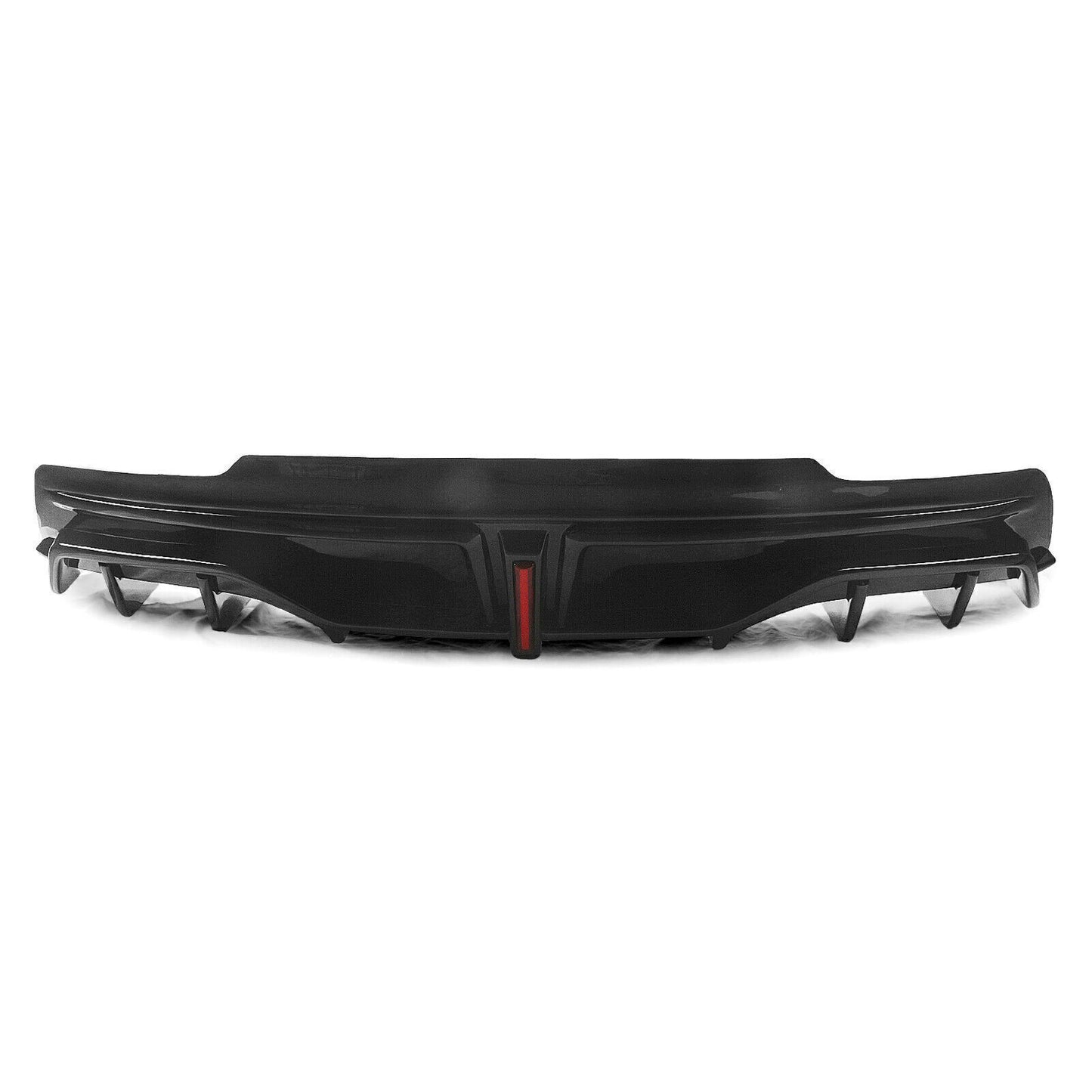 Rear Bumper Diffuser Lip W/Light fits Tesla Model Y 2020 2021-2023 YOFER Black