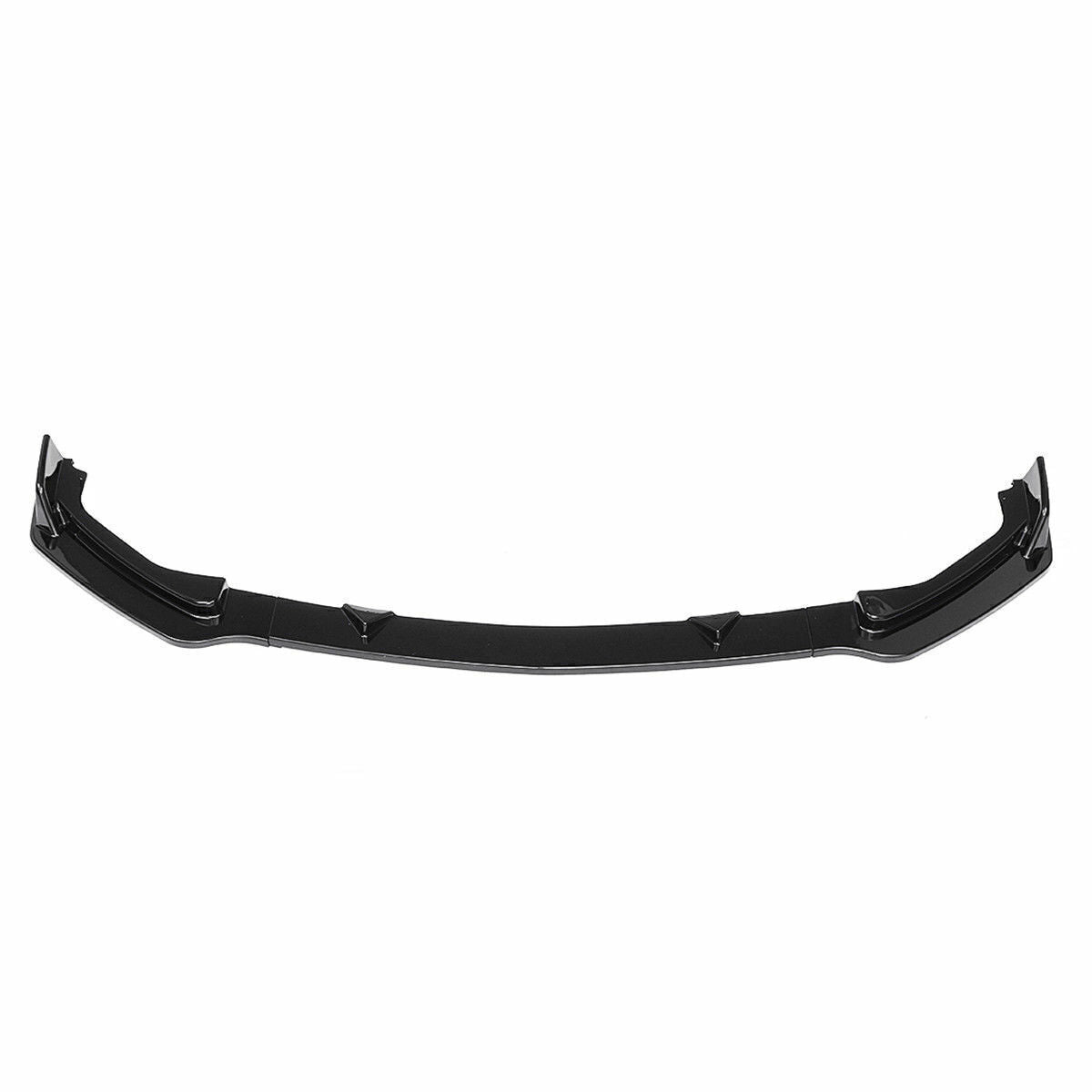 3x Glossy Black Front Bumper Lip Spoiler fits Infiniti Q50 Sport 2014-2018