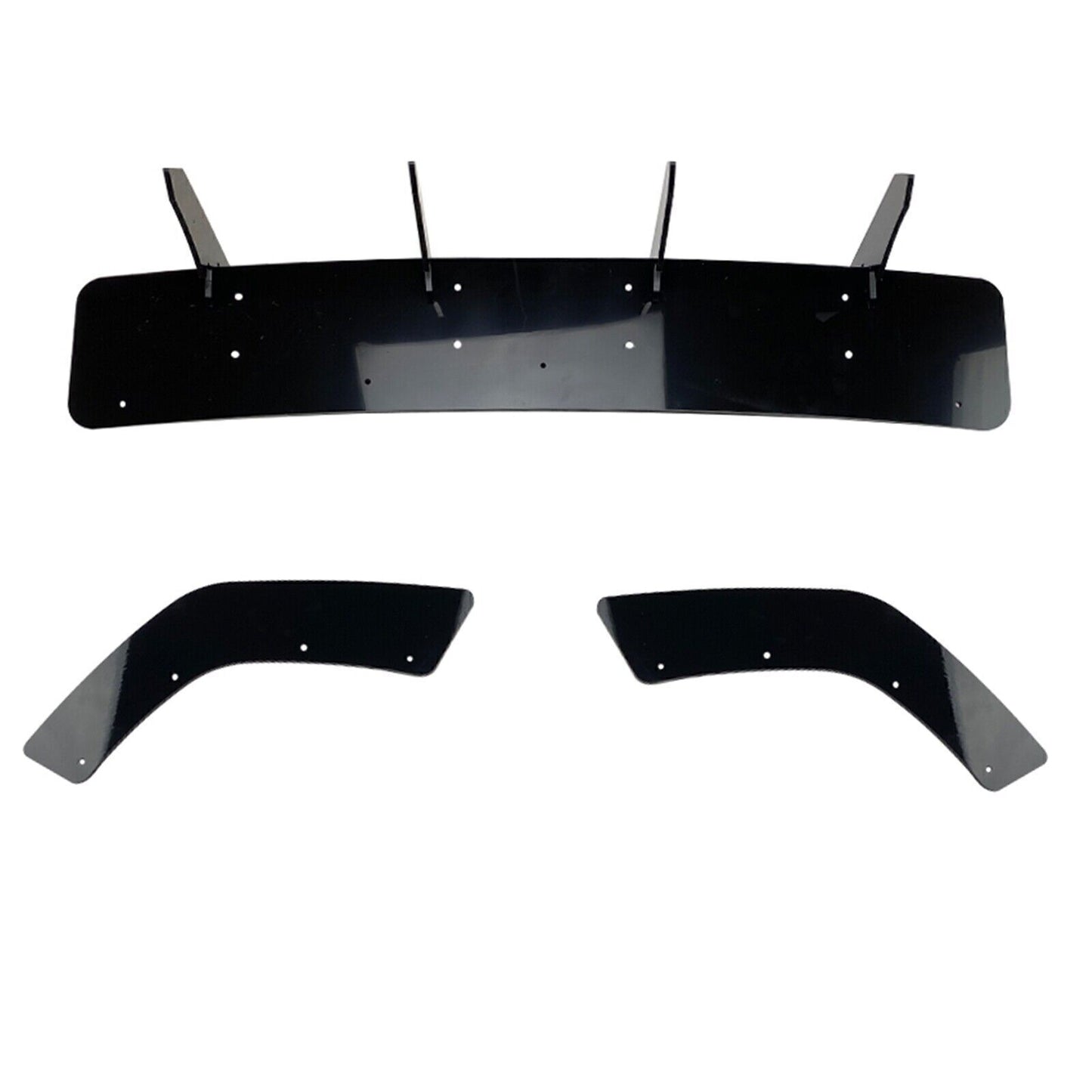 3x Rear Bumper Diffuser Lip Spoiler Kit fits Hyundai I30N Hatchback 2020-2022