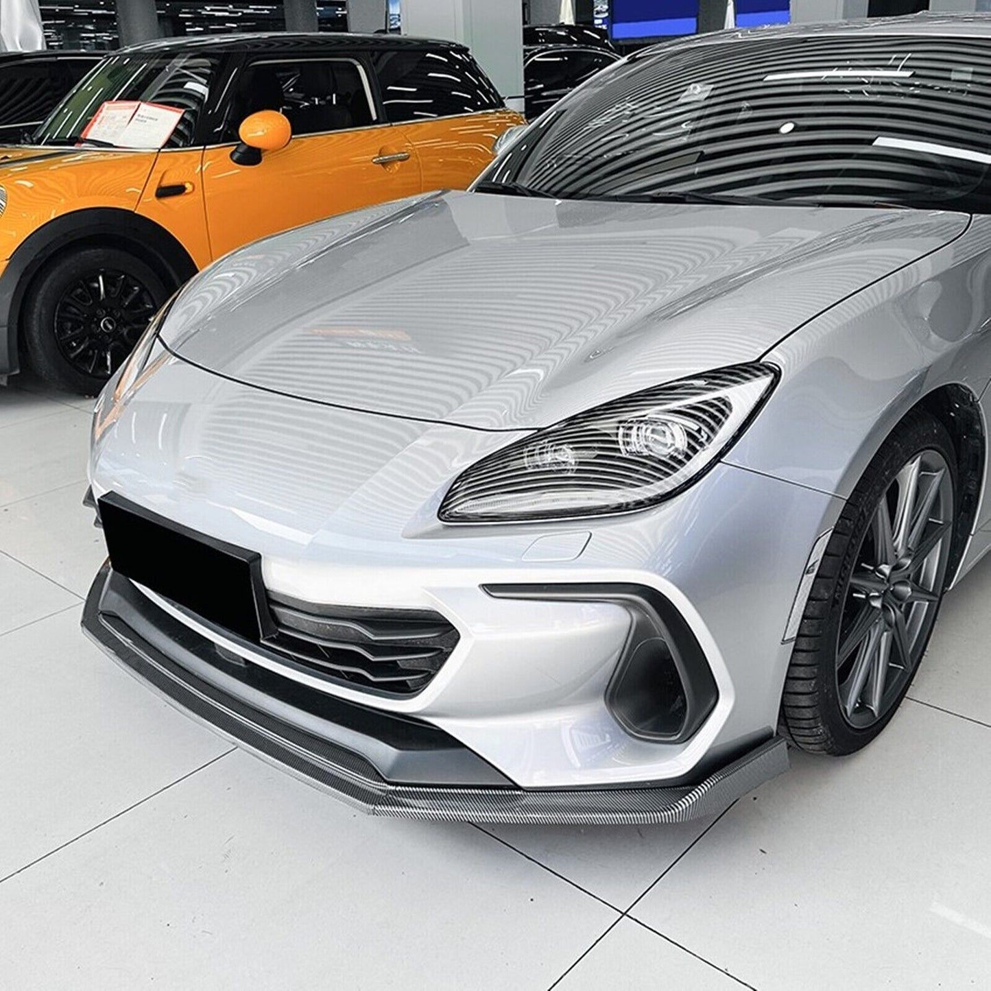 Front Bumper Spoiler Lip Splitter Kit Fit fits Subaru BRZ 2022-2024 CB Look