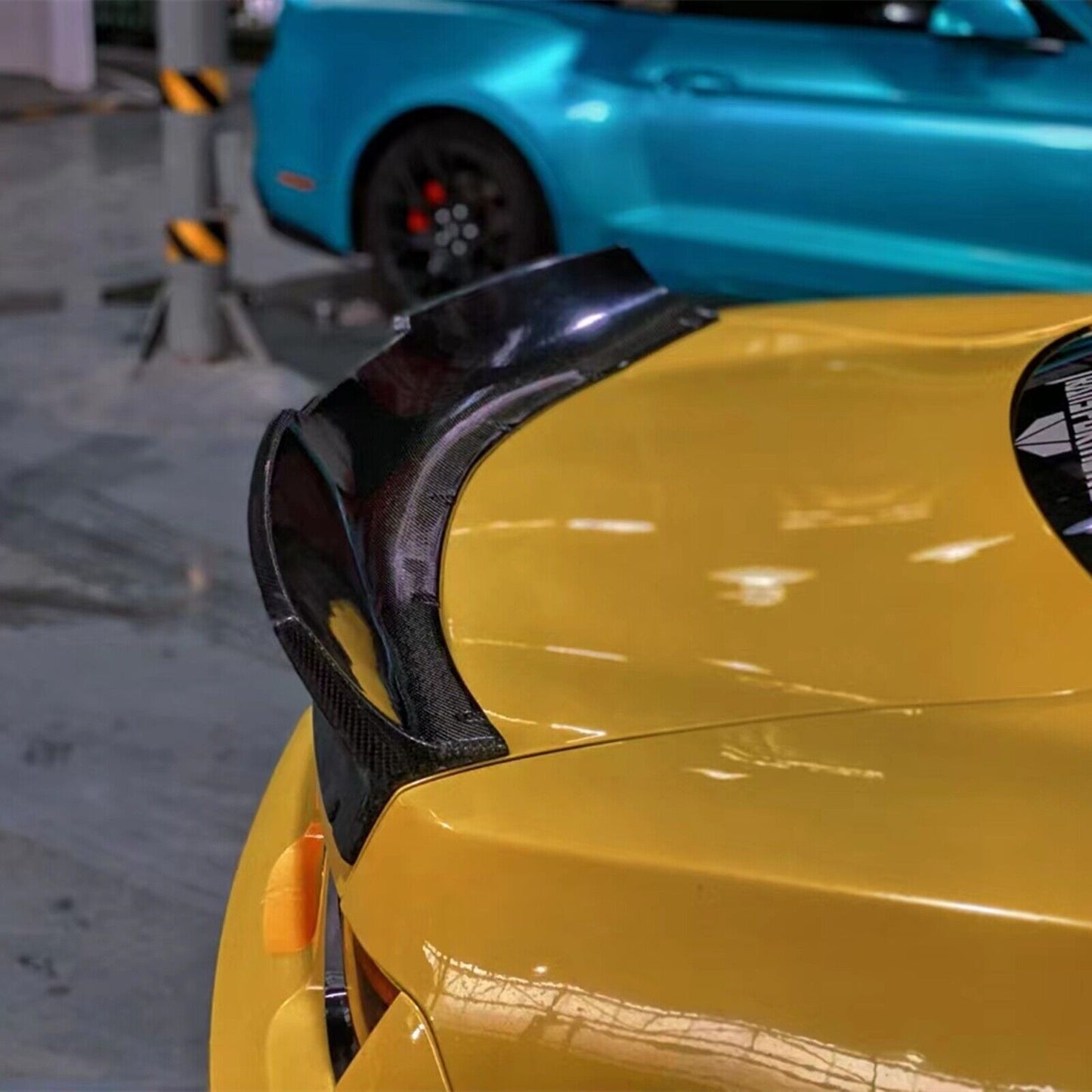 Real Carbon Fiber Rear Trunk Spoiler Lip Roof Lid fits Chevrolet Camaro 2010-2013