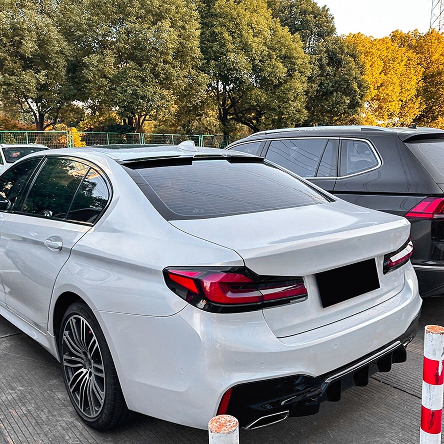 Gloss Black Rear Trunk Spoiler Lip Wing fits BMW 5-Series G30 520i 530i 2018-2022