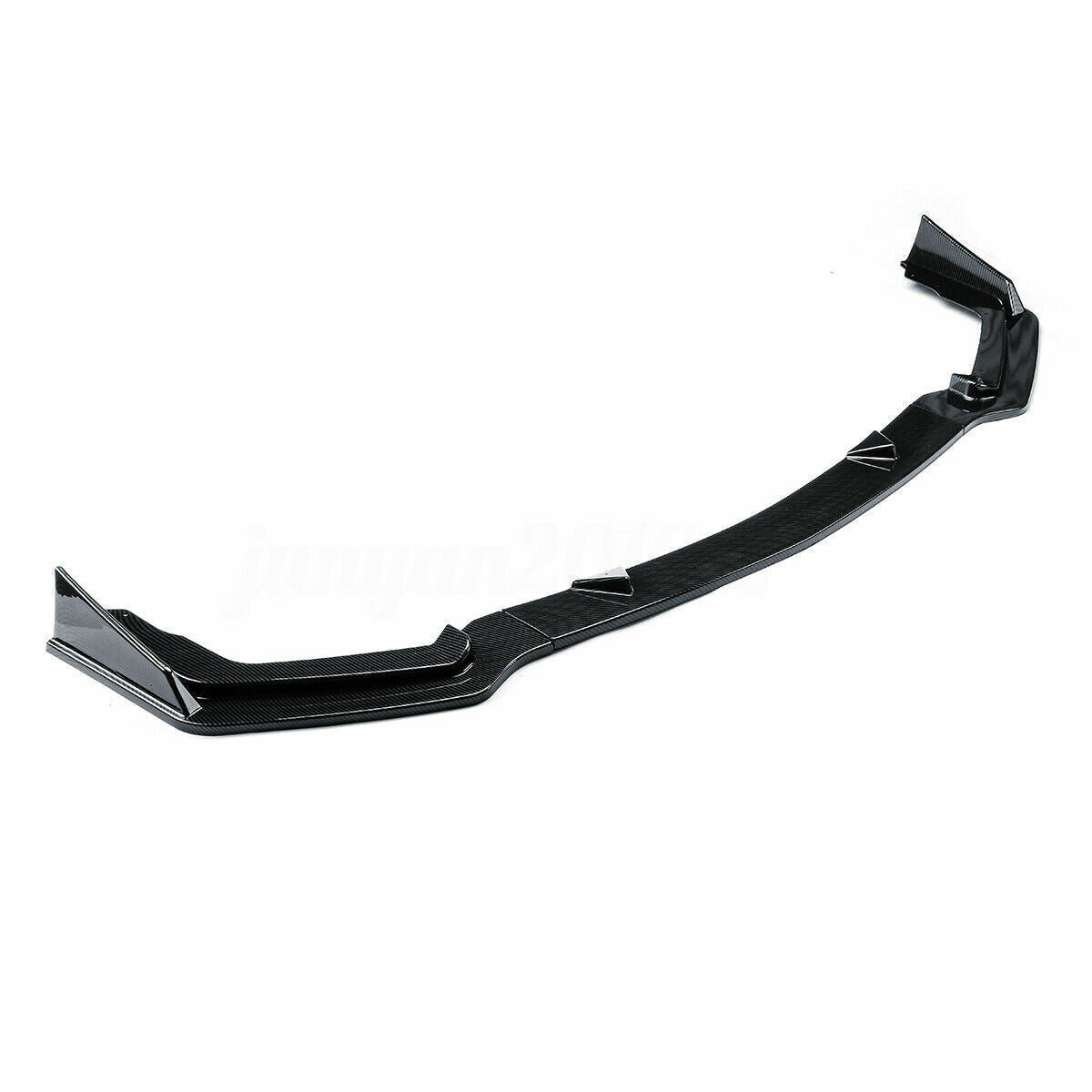 Front Bumper Spoiler Lip Splitter fits Infiniti Q50 2014-2017 Carbon Fiber Look