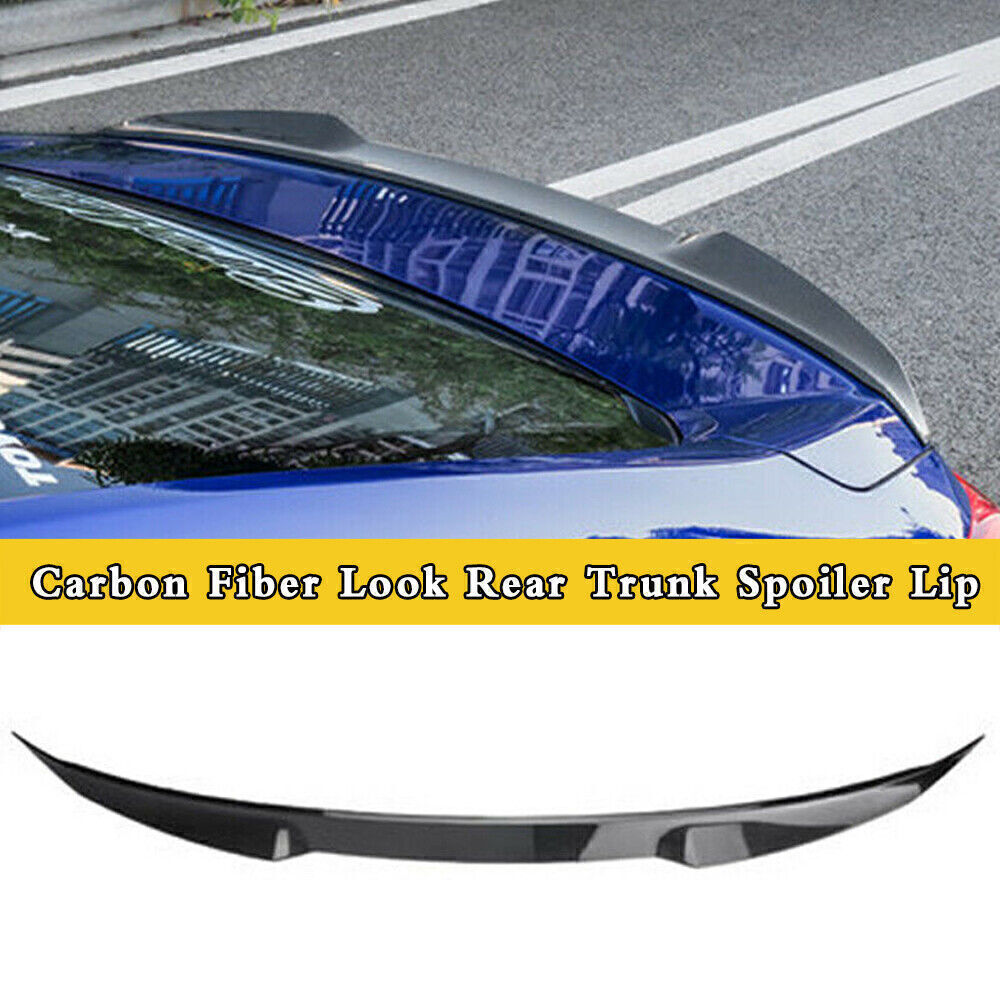 White Rear Trunk Spoiler Lip JDM V Style fits Honda Accord 10th 2018-2022