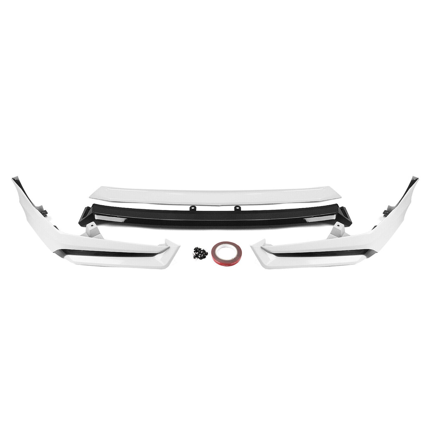White Front Bumper Spoiler Lip Kit fits Honda Civic 2022-2024 All Models YOFER
