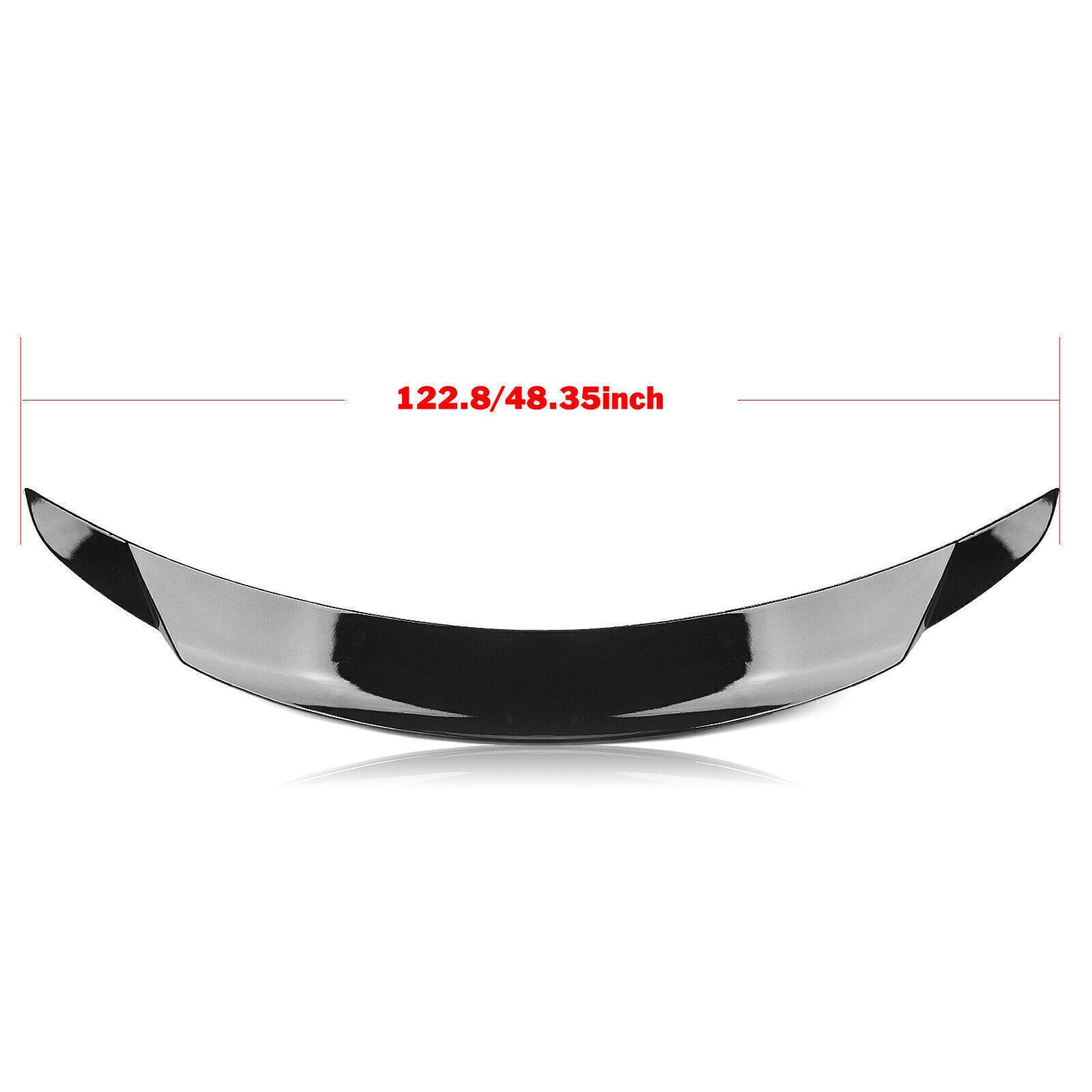 Rear Trunk Spoiler Wing Lip fits 2008-2013 INFINITI G37 Q60 2 DOOR Gloss Black
