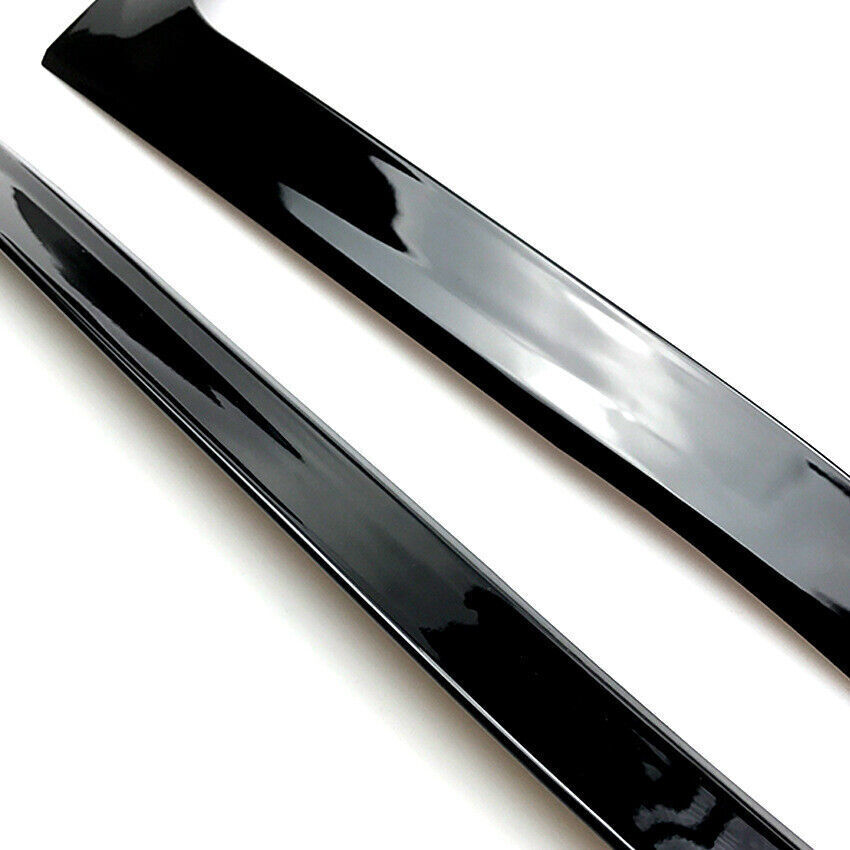 Rear Window Side Spoiler Canard Splitter fits VW Golf 6 MK6 2008-2013 2009 Black