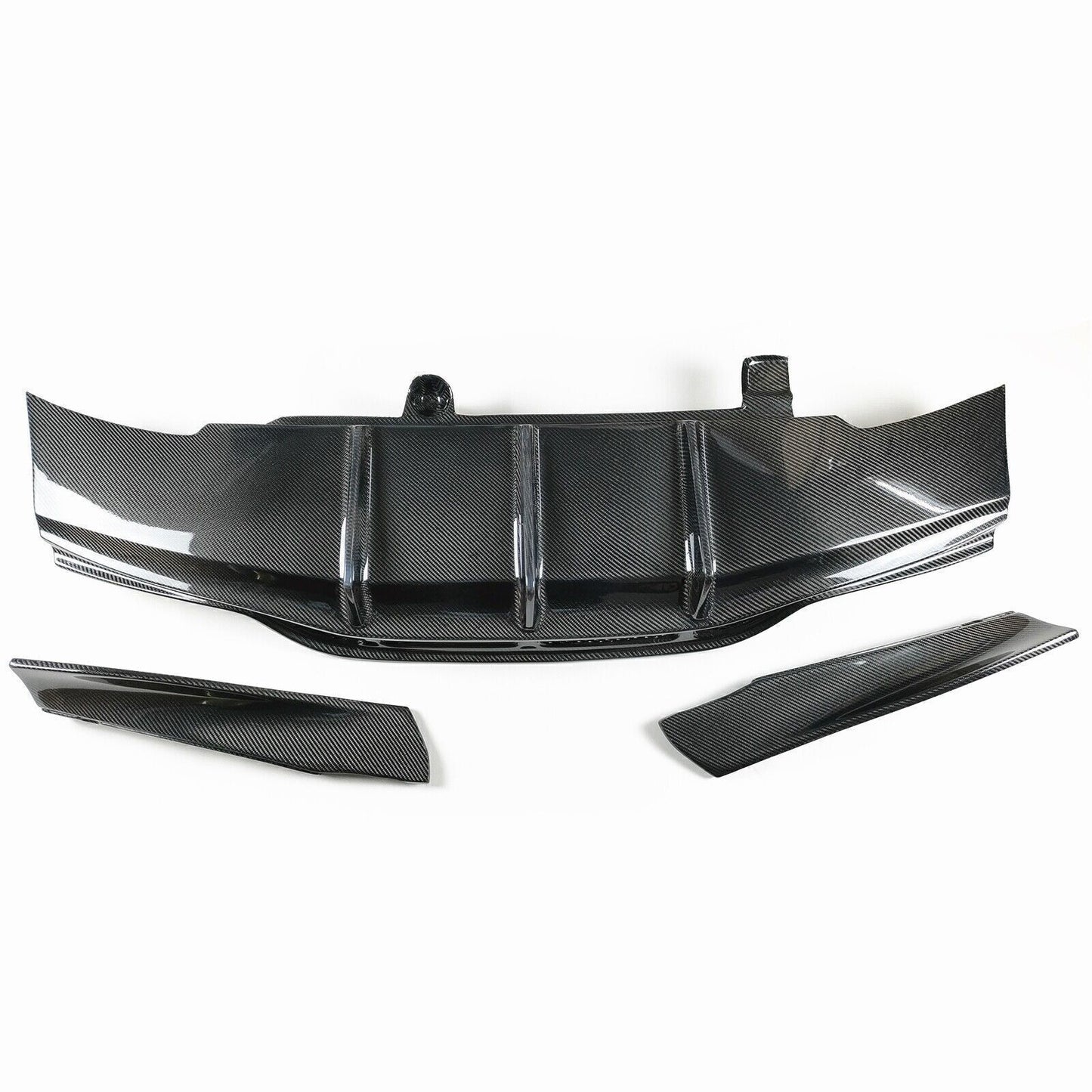 Black Rear Bumper Diffuser Lip fits 2015-2021 Mercedes Benz C63 AMG S PSM 2 Door