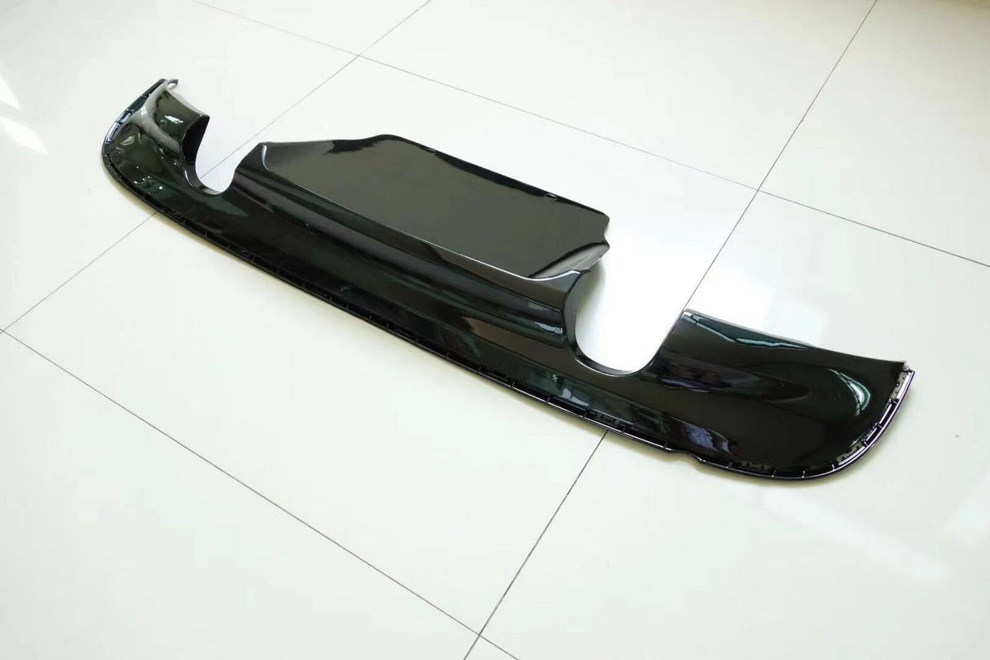 Rear Bumper Diffuser Lip fits Jaguar XF Sedan 2016-2018 Gloss Black UK