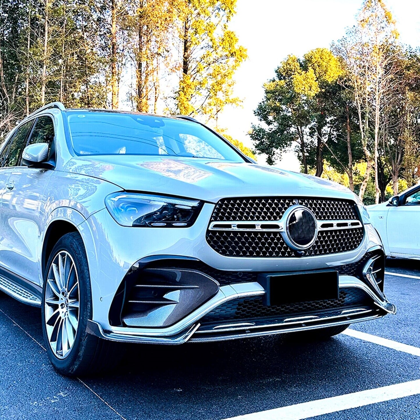 Front Spoiler Lip Splitter fits Mercedes Benz GLE Coupe W167 C167 24+ CB Look