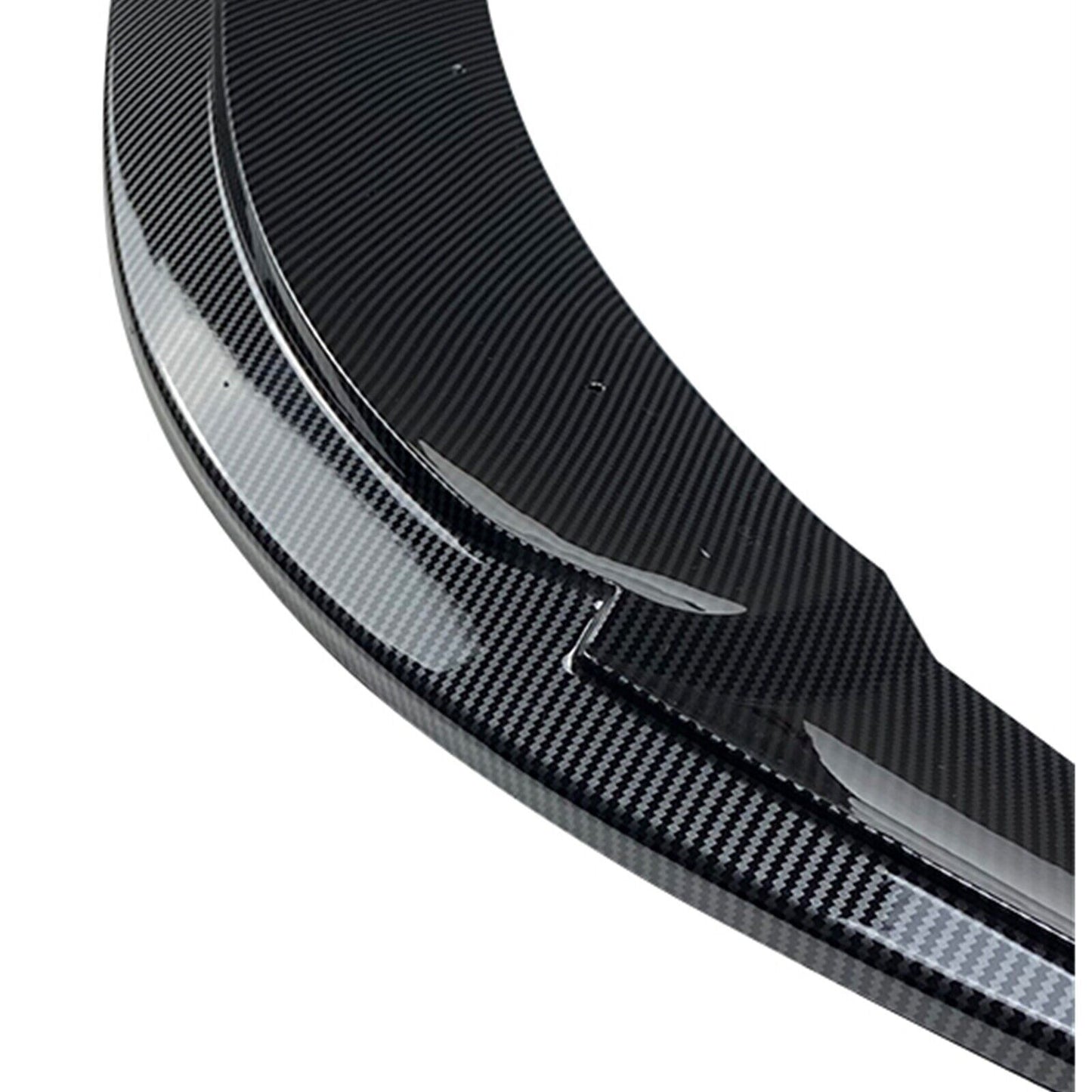 3x Front Bumper Lip fits Mercedes Benz CLA Class C117 CLA45 AMG 13-15 Carbon Look