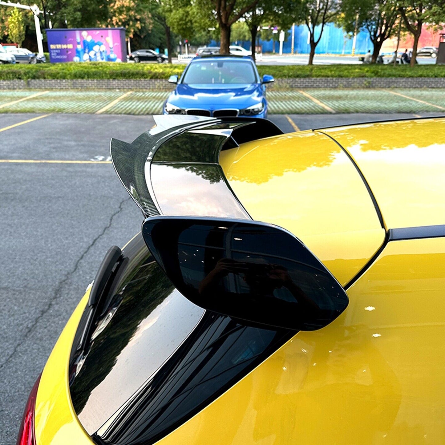 Rear Spoiler Lip Wing fits Benz W177 A35 A45 AMG 2019-2022 Carbon Fiber Look