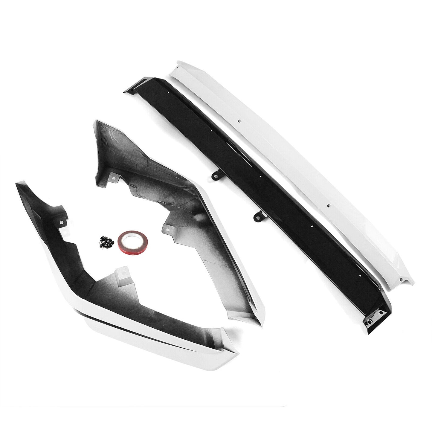 White Front Bumper Spoiler Lip Kit fits Honda Civic 2022-2024 All Models YOFER