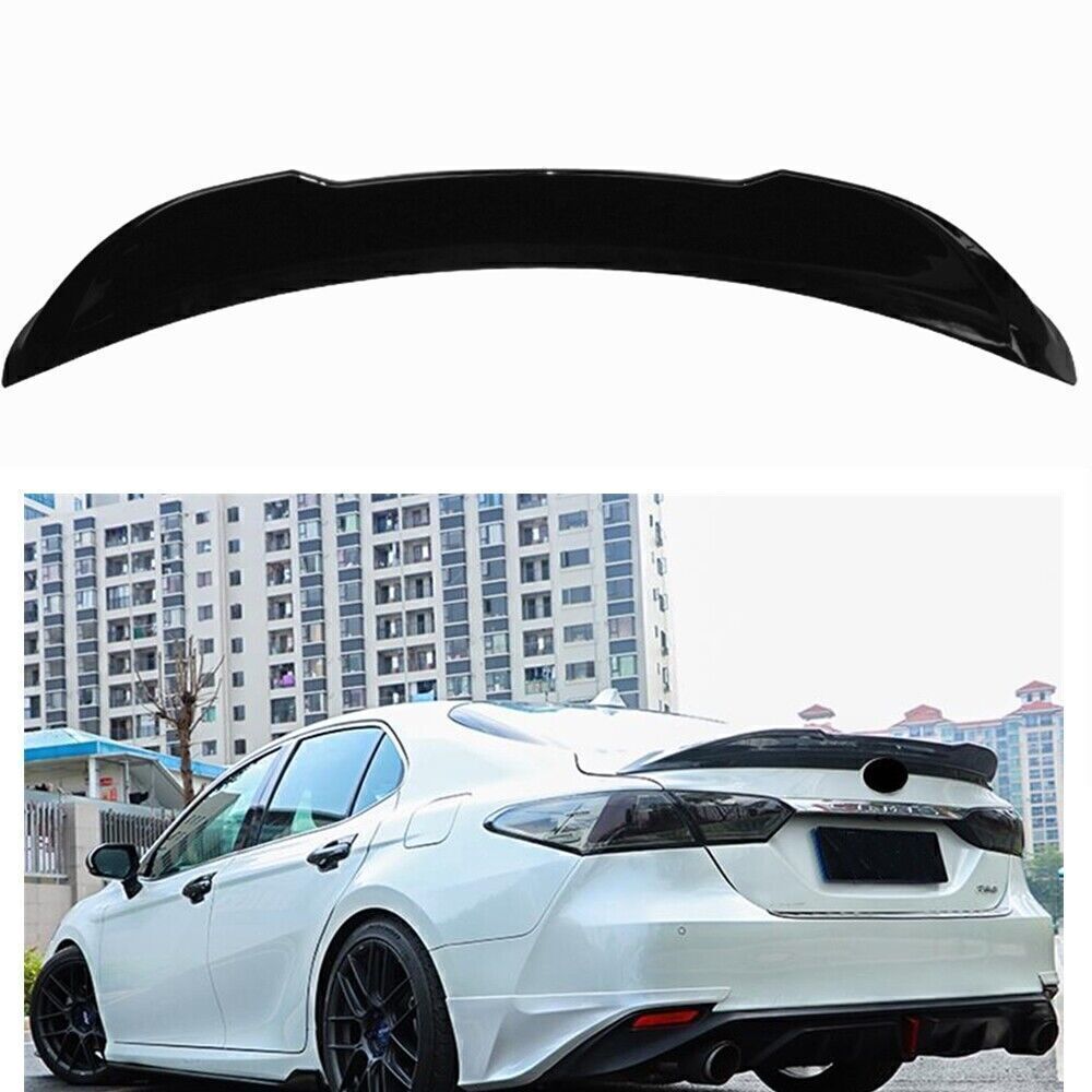Rear Trunk Spoiler Wing Lip fits Toyota Camry 2018-2023 Gloss Black