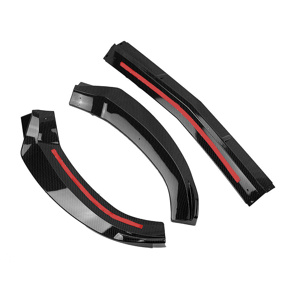 Front Bumper Spoiler Splitter fits 2015-2018 Mercedes Benz C Class W205 Sport