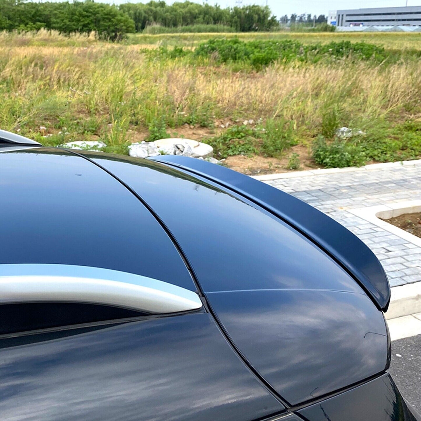 Gloss Black Rear Trunk Spoiler Lip fits Benz GLE Class W167 GLE450 GLE53 2020-23