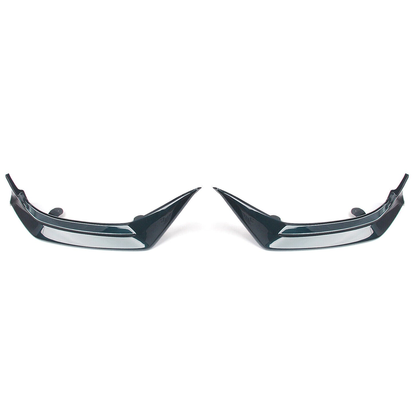 4x Front Spoiler Lip Side Cover Trim Green fits Benz C Class W206 2022-23 AKASAKA