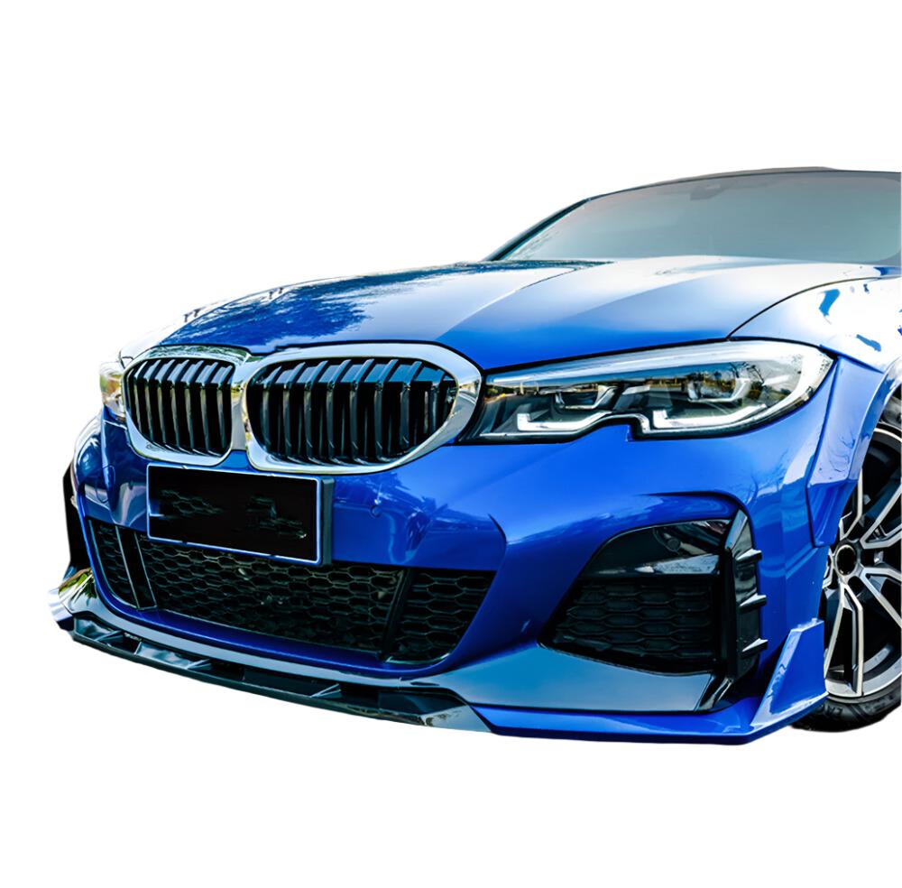 Blue Front Bumper Spoiler Splitter Lip Body Kit fits BMW 325i 325LI M Sport 2020