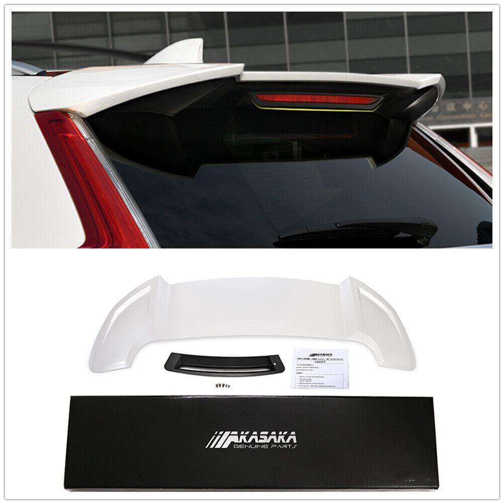 White Rear Trunk Spoiler Lip Cover fits Honda CRV 2017-2022 2018 AKASAKA UK