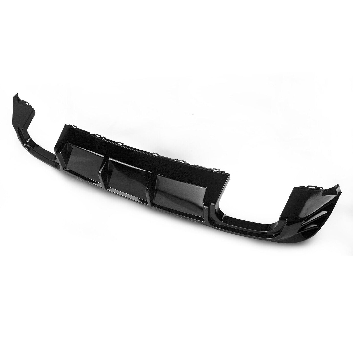 Glossy Black Rear Bumper Protector Diffuser Fit fits Audi A3 Hatchback 2017-2020