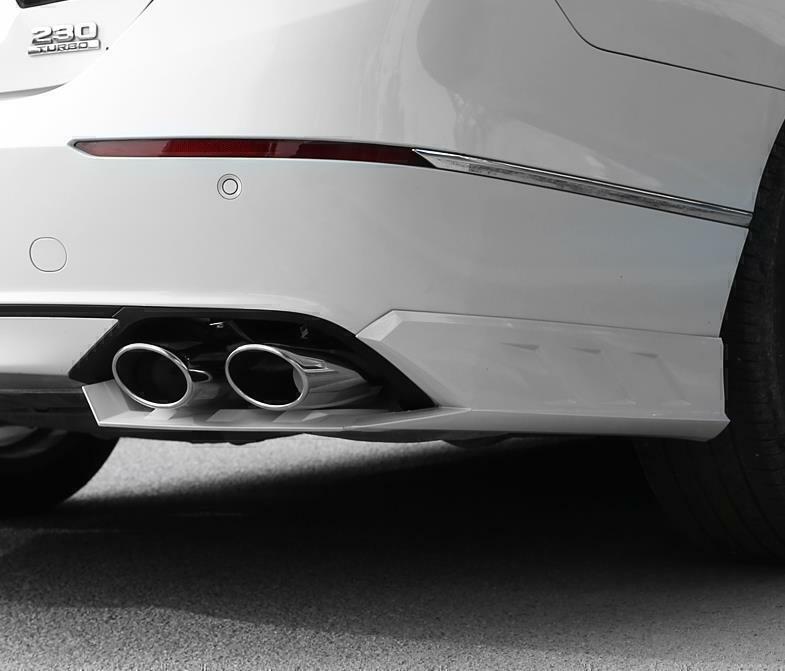 Rear Diffuser +Exhaust Pipe +White Side Cover Trim Lip fits Honda Accord 2018-21