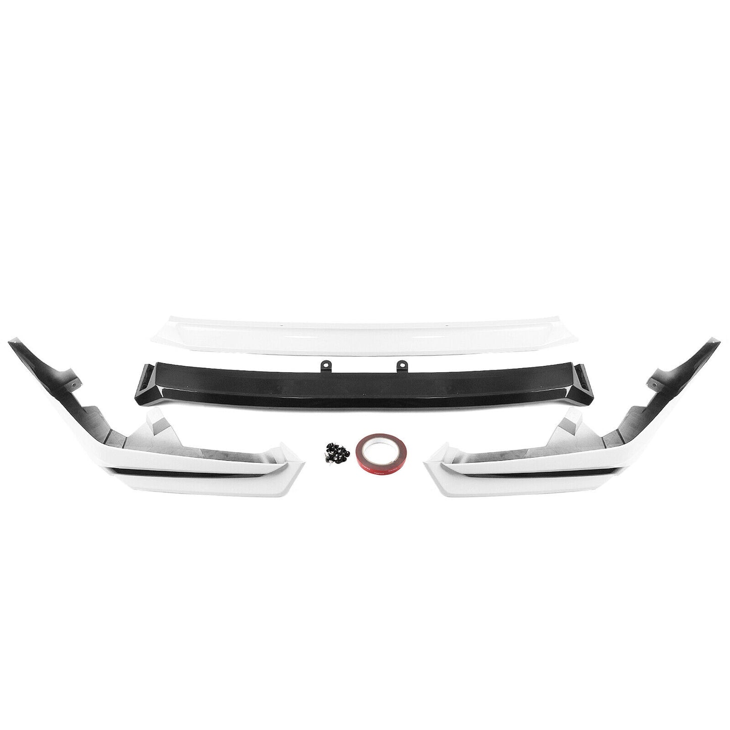 White Front Bumper Spoiler Lip Kit fits Honda Civic 2022-2024 All Models YOFER