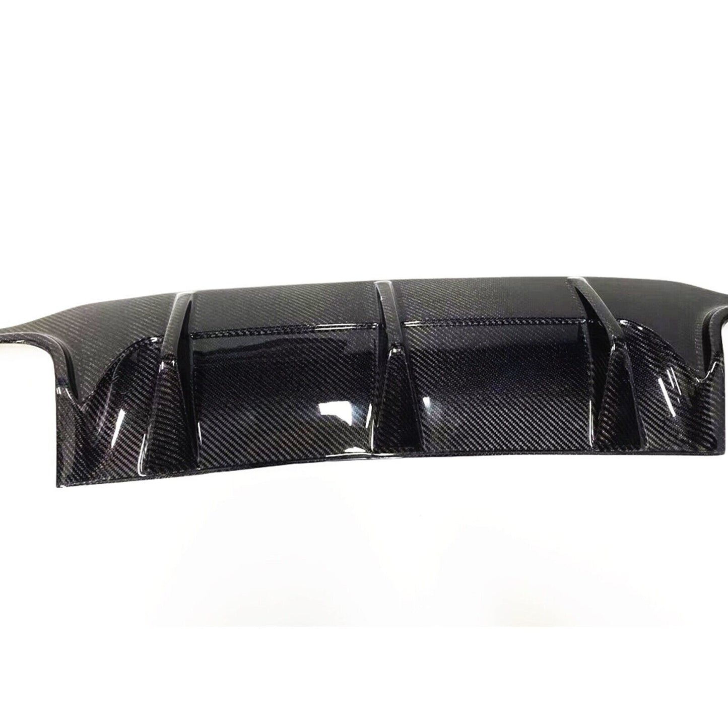 fits Benz W204 C63 AMG 2012 2013 2014 Carbon Fiber Rear Bumper Diffuser Lip