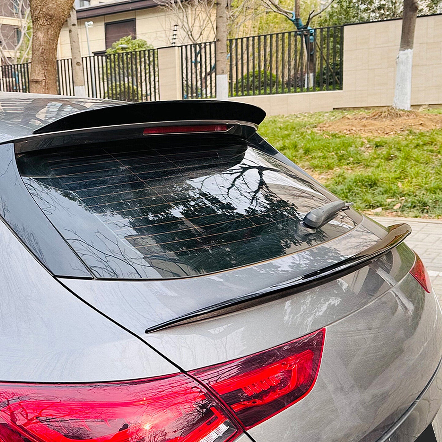 Gloss Black Rear Roof + Trunk Spoiler Lip fits Benz X118 CLA200 CLA35 2019-2022