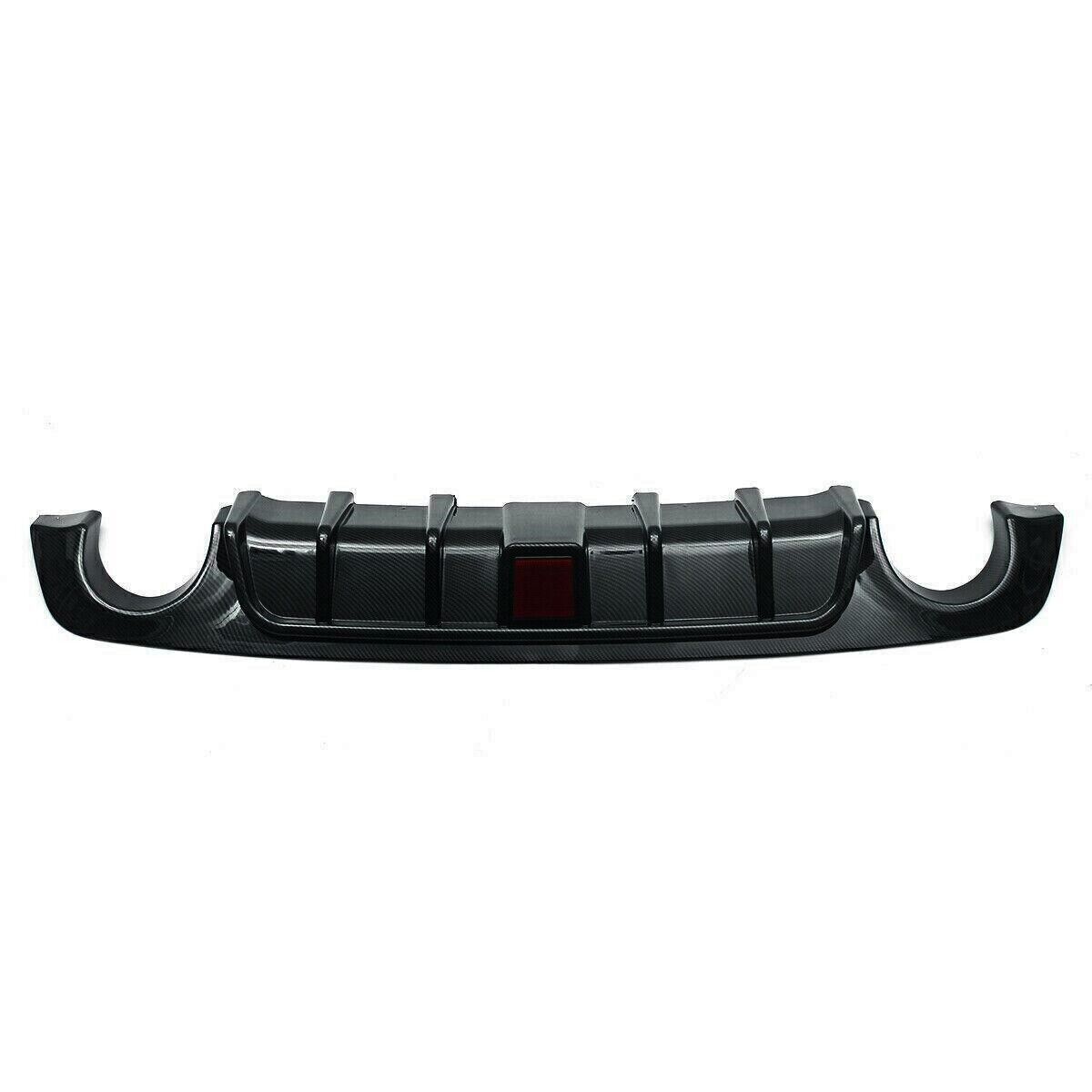 Rear Bumper Diffuser Lip+Side Splitter Corner fits Infiniti Q50 2018-2021 W/Led