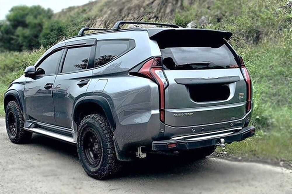 Rear Trunk Spoiler Wing Lip fits 2016-2020 Mitsubishi Pajero Montero Sport Black