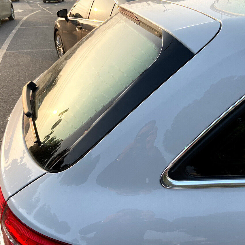 Rear Window Side Spoiler Canard Splitter Trim fits Audi A4 B8 Allroad Avant 09-16