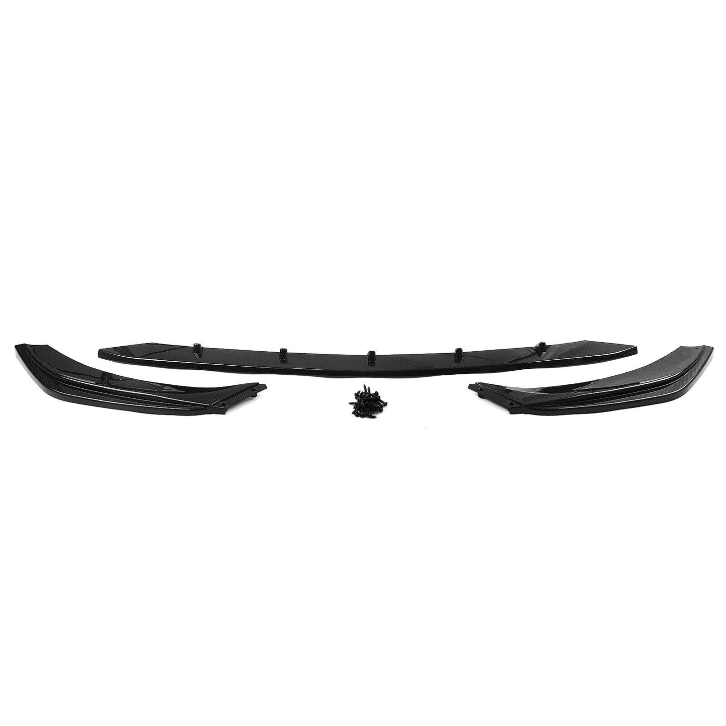 3x Front Bumper Spoiler Lip Kit fits Benz C Class W206 S206 C200 C43 AMG 2022-24