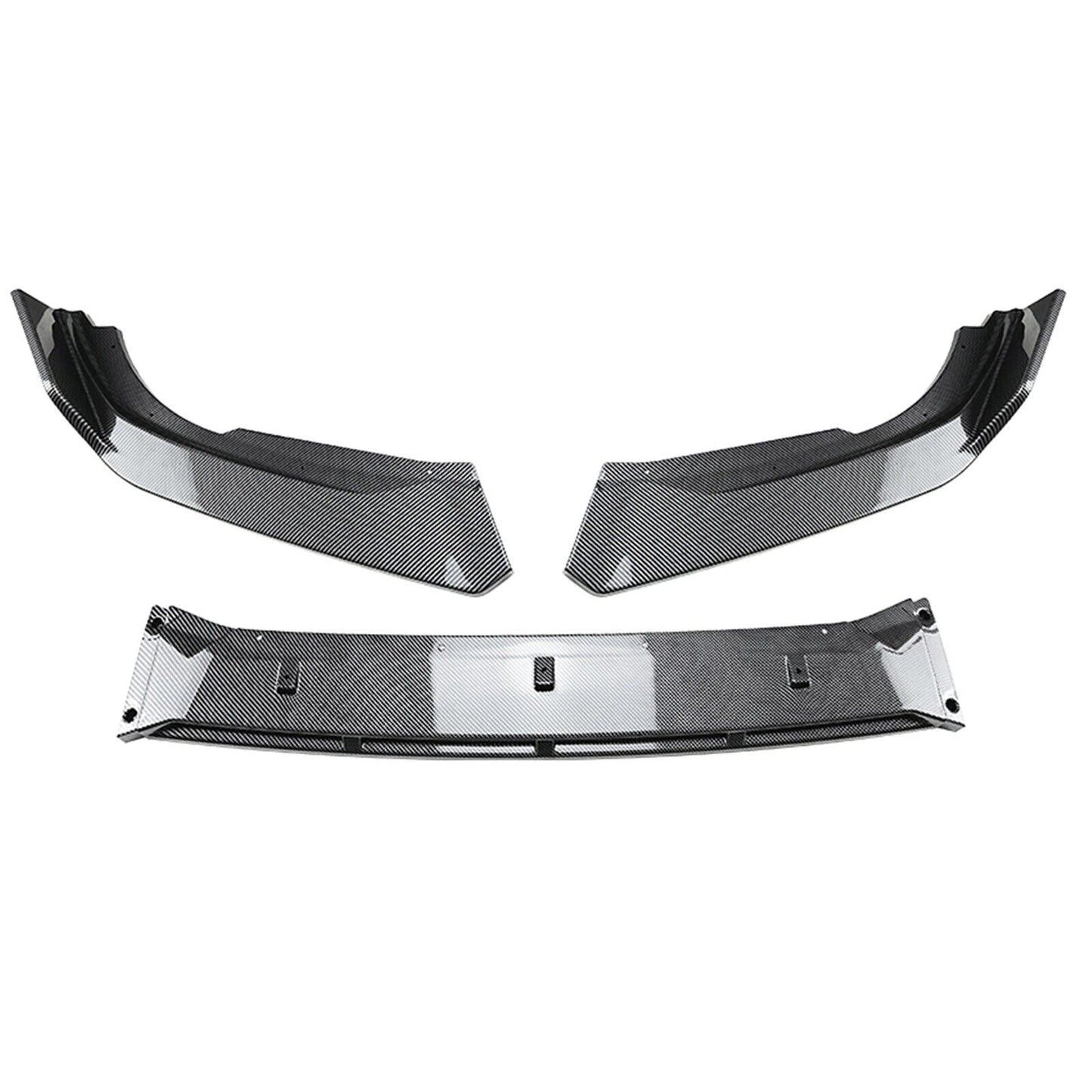Front Spoiler Lip Splitter Kit fits Honda Accord 10th 2018-2021 2019 Carbon Look
