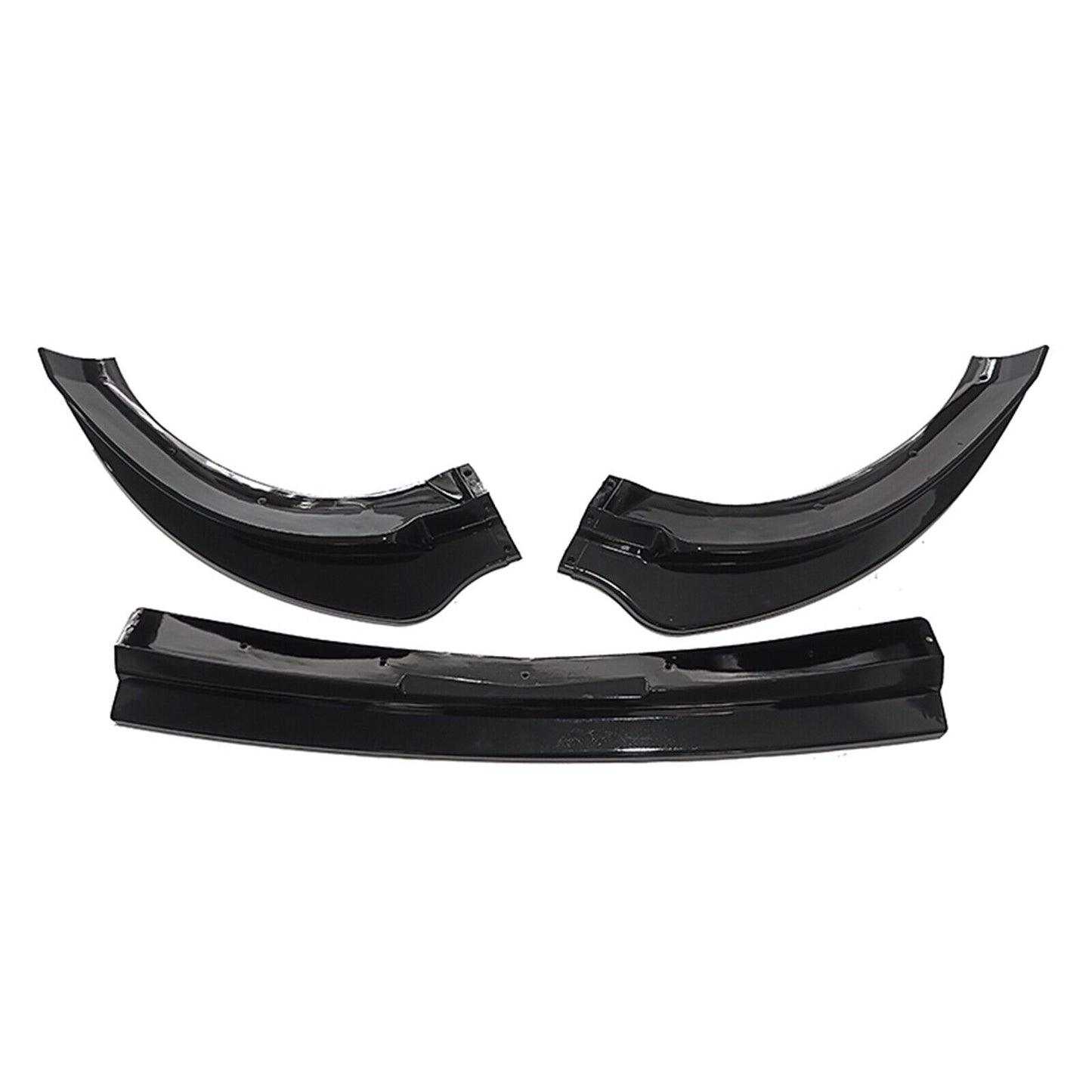Gloss Black Front Spoiler Lip Splitter Kit fits Mercedes Benz Sprinter W907 19-24