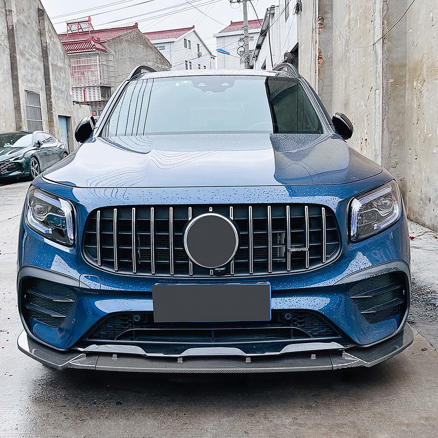 Front Bumper Spoiler Lip Splitter fits Benz GLB180 200 220 35 AMG 20-23 CB Look