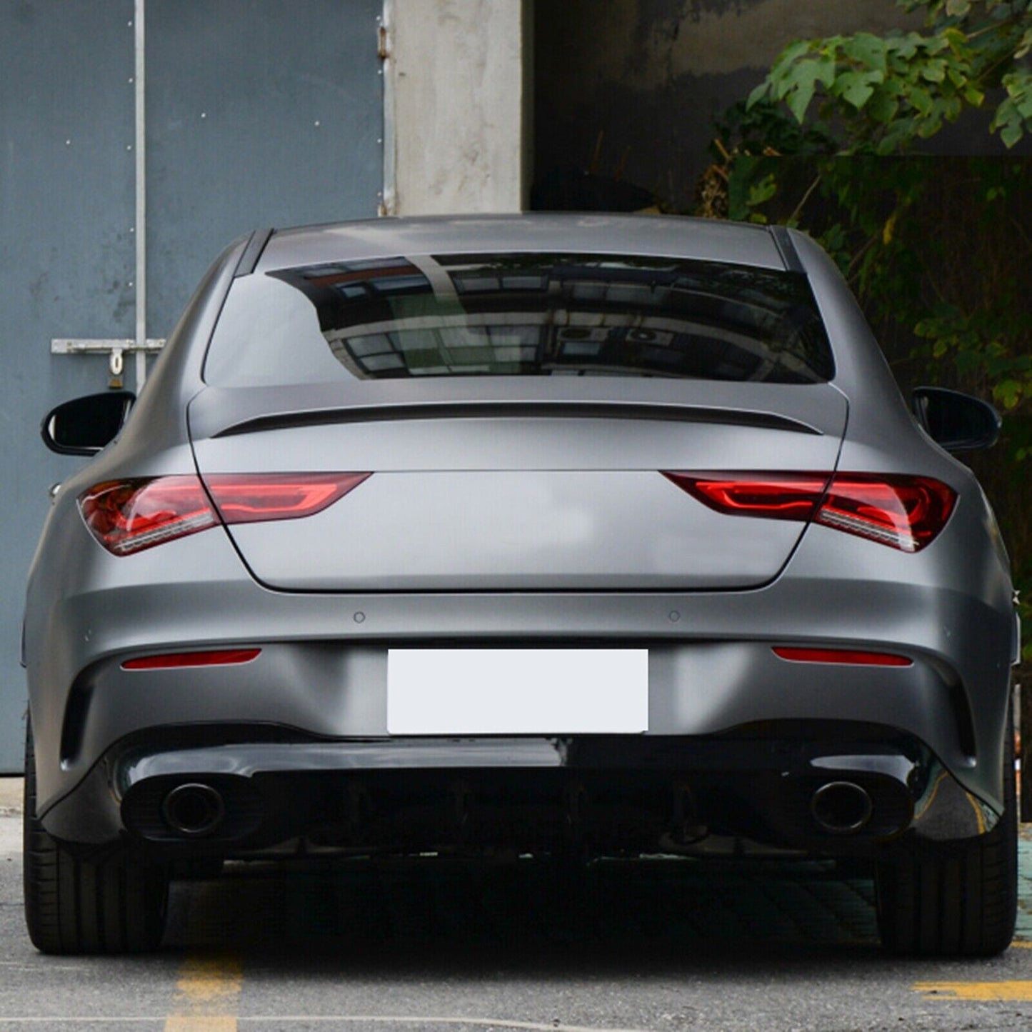 Rear Spoiler Lip Roof Wing fits Benz C118 CLA250 CLA35 AMG 20-23 Gloss Black