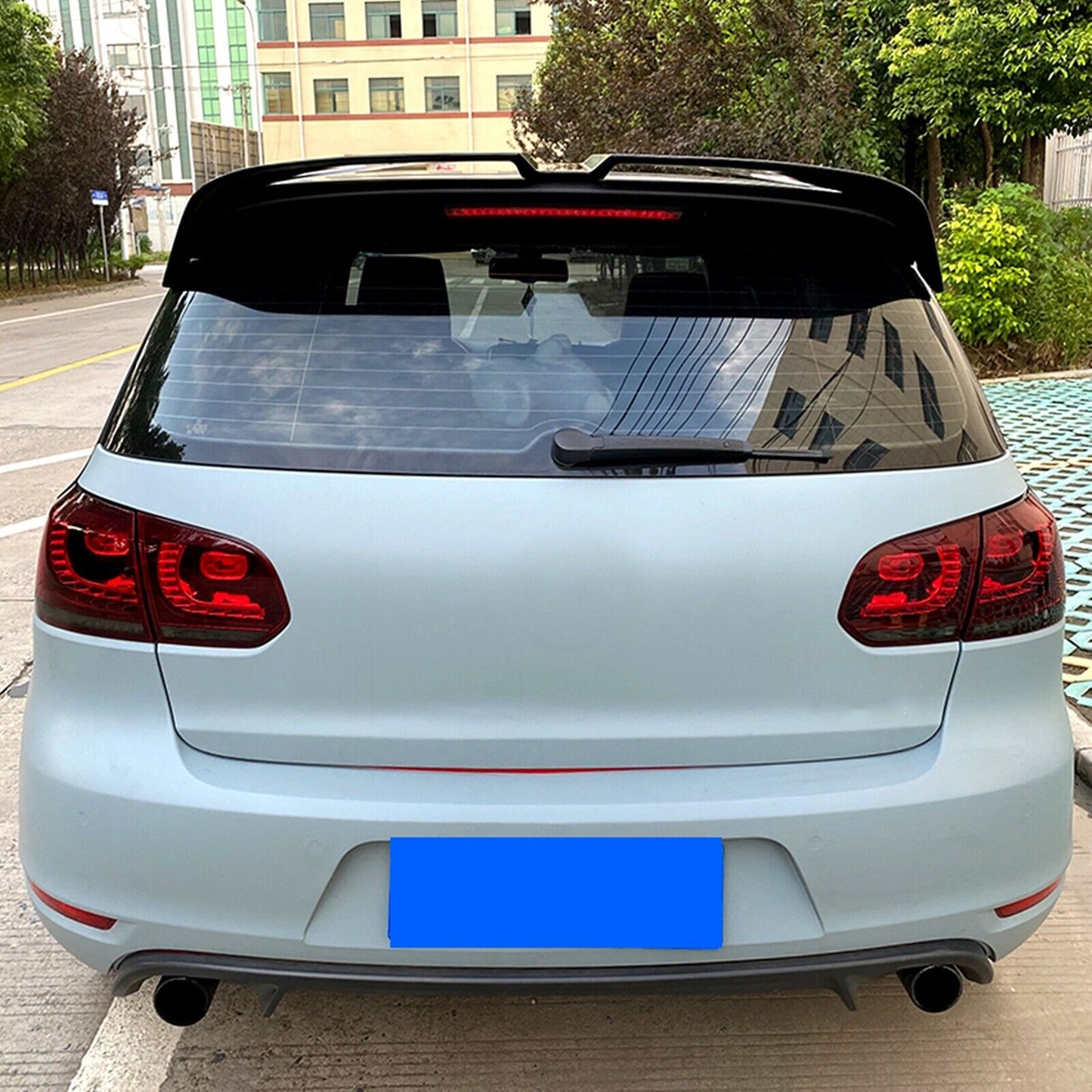 Gloss Black Rear Roof Trunk Spoiler Lip fits Volkswagen Golf 6 MK6 GTI R 2008-13