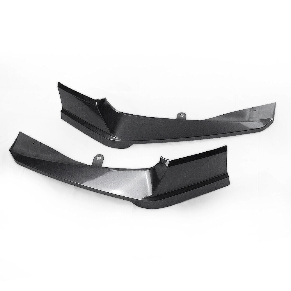 Rear Diffuser Lip+Front Bumper Spoiler Kit Silver fits Honda Accord 10th 2018-19