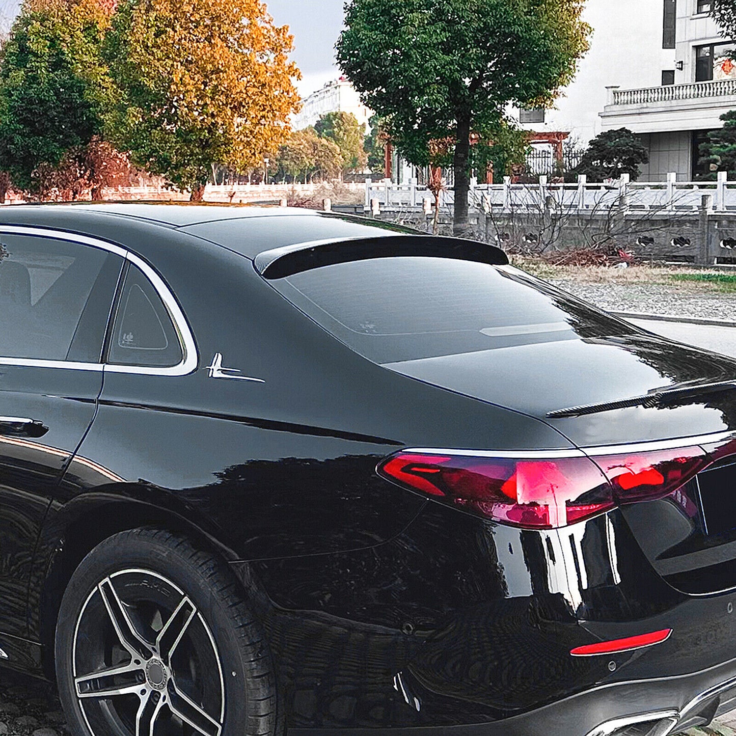 Rear Trunk Spoiler Roof Lip fits Mercedes E Class W214 E260 E300 2024 CB Look