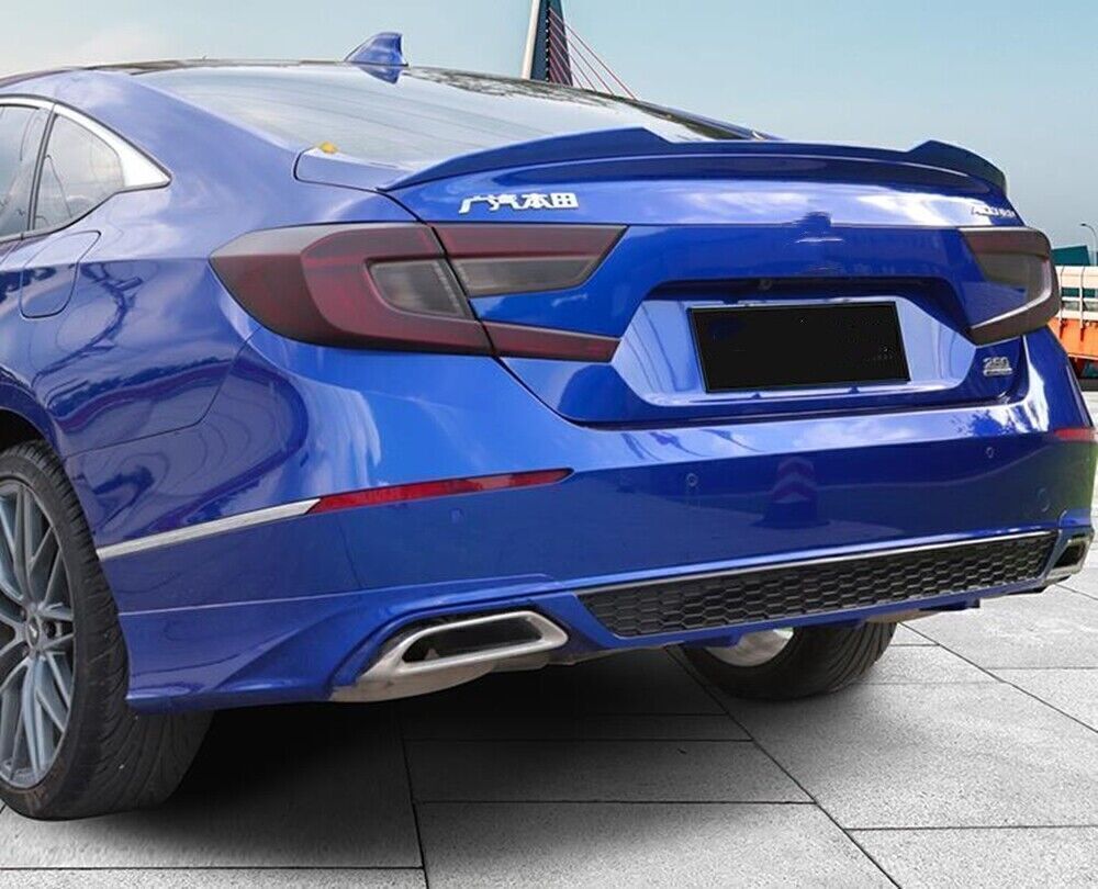 Blue Rear Bumper Diffuser Corner Spats Body Kit fits Honda Accord 10th Gen 18-22