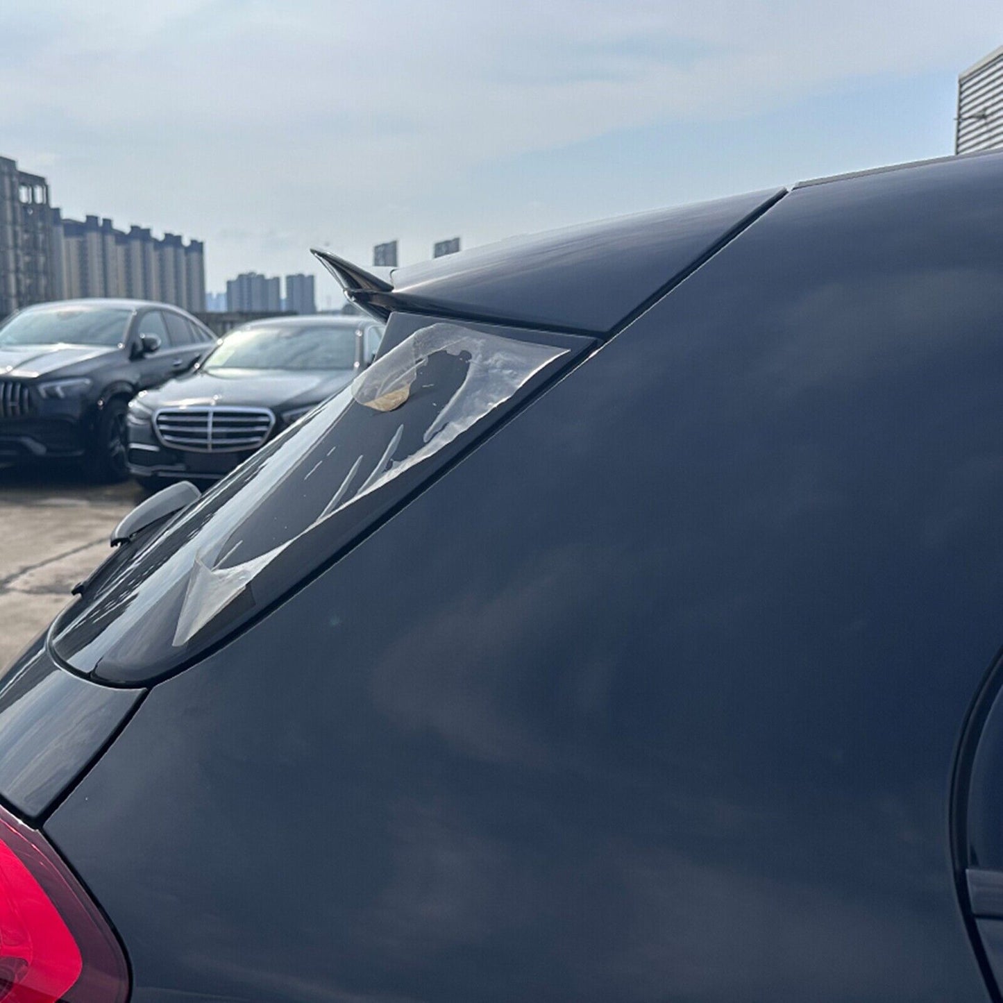 Rear Trunk Spoiler Wing fits Benz W177 A180 A250 A45 Hatchback Carbon Fiber Look