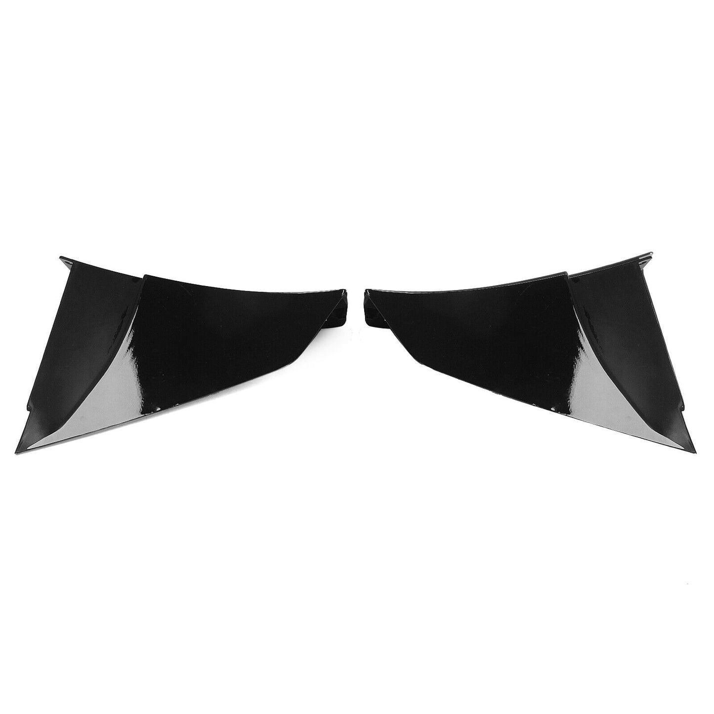 7PCS Front Bumper Spoiler Lip fits Chevy Corvette C8 Z51 2020-2024 Gloss Black