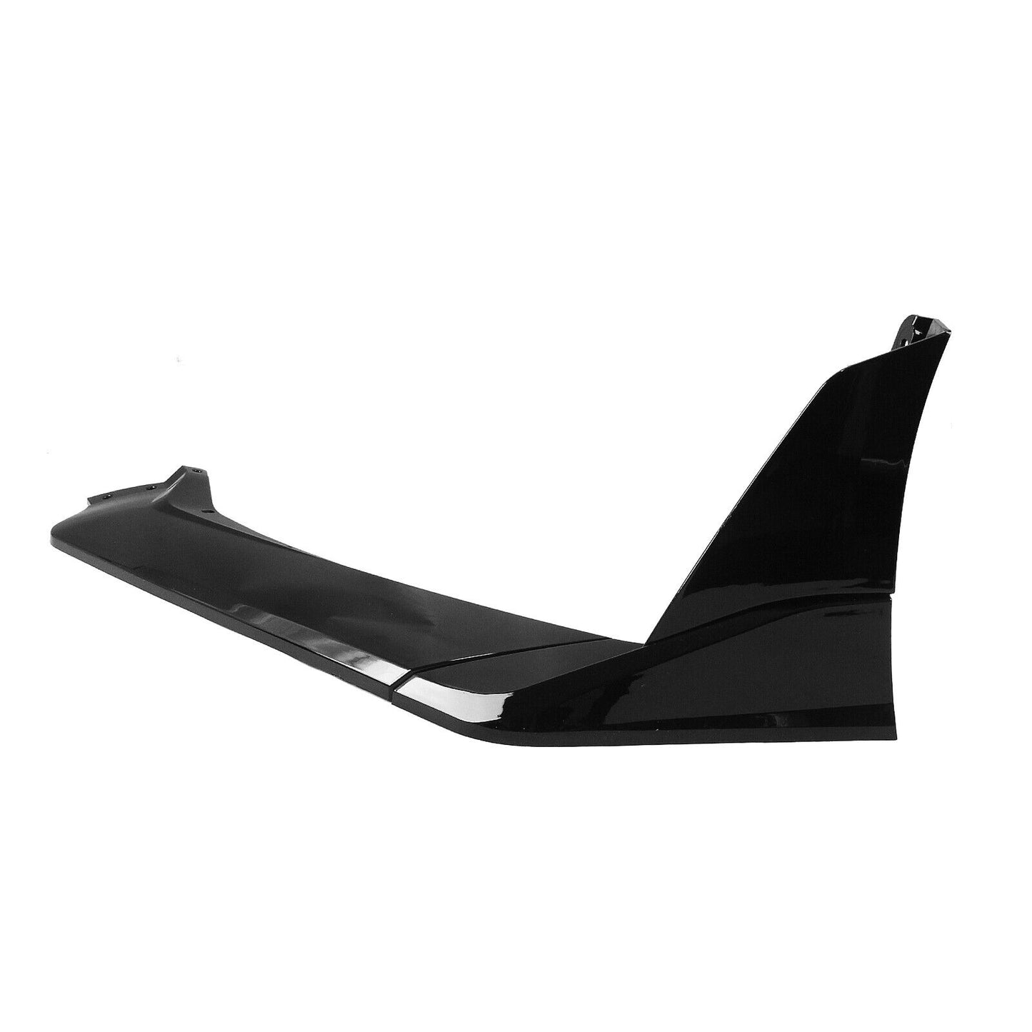 7PCS Front Bumper Spoiler Lip fits Chevy Corvette C8 Z51 2020-2024 Gloss Black