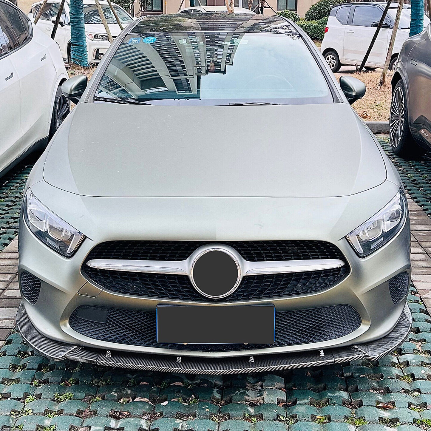 Front Bumper Spoiler Lip Kit fits Mercedes Benz W177 V177 2018-2022 CB Look